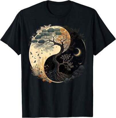 Tree Of Life Moon Duality-Shirt