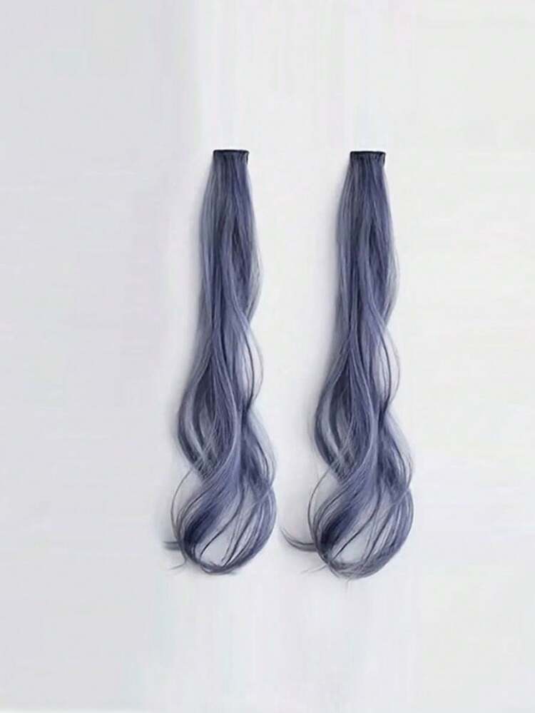 2/1个50厘米长波浪卷发合成发夹，弹性卷曲设计，无缝隐形贴合，易于造型，适合女性/女孩参加派对、万圣节装扮、音乐节、圣诞节等场合，也是理发店美容旅行必备品、美发产品、家居睡眠浴室装饰美发造型套装、美发工具套装，夏季、假日适用 - 彩色 - 查看 18