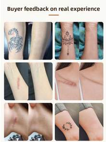 Japanese Scar Tattoo Covering Patch Scar Sticker Ultra Thin Covering Invisible Artifact Birthmark Scar Covering Patch,Tattoo Cover Patch With Skin-Like Color That Is Sweat-Resistant And Designed For Beauty, Fit The Skin Well, Are Portable, Easy To Use, And Breathable Without Feeling Stuffy - 1 Piece 120*76mm - View 9