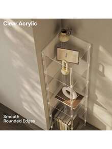 1pc Elegant Acrylic Champagne Tower Glass Holder, Minimalist Modern Transparent Display Stand For Party, Wedding, Christmas - Multicolor - View 2