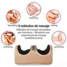 Postura Masajeador de Pies Eléctrico con Calor,Masajeadorde Piemas Ajustable ,Masajeadores Eléctrico que PuedeRelajar los MÃsculos de la Pantorrilla y el Pie, Masaje dePies,Familia - Dorado - Ver 7