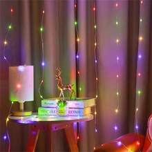 1pc LED Window Curtain Lights - USB Powered, 8 Lighting Modes - Ideal For Wedding, Party, Christmas And Halloween Decoration - USB Curtain Light String - View 18