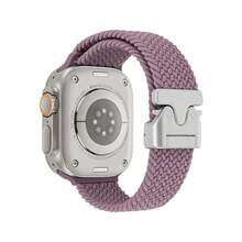 1pc Nylon Stretchy Quick Release Parachute Watch Strap Compatible With Apple Watch 11 10 Band 46mm 42mm 45mm Ultra 49mm 44mm 41mm Braided Bracelet For Series 11 10 9 8 SE 5 6 7 4 3 2 1 Ultra 3 2 - Multicolor - View 17