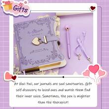 This Diary Comes With A Pen, Lock, And Key-A Unique Gift Idea Suitable For Both Men And Women. This 360-Page Women's Diary, B6 Size, Is Perfect For Writing Down Secrets. Its Garden-Themed Design Makes It An Ideal Gift. A Women's Diary, Personal Journal, Personal Diary, Scrapbook, Decorative Magazine, Garden Pattern-A Sophisticated Diary. - B-Hồng - Xem 6