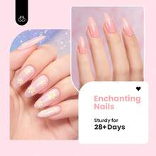 Beetles Rubber Base Gel Nail Polish, 6 Colors Nude Gel Polish Pink Peach Neutral Sheer French Tips Base Colors - 6 Colors 5 in 1 Builder Rubber Base Coat - 查看 6