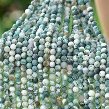 1 Strand 8mm Natural Stone Tiger Eye Blue Spot Jasper Matte Round Beads Loose Beads For Jewelry Making, DIY Crafts & Healing Crystals - Multicolor - View 5