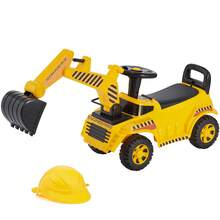 Kids Push Ride-Ons - Modell Mit Rückenlehne, Bagger - View 9