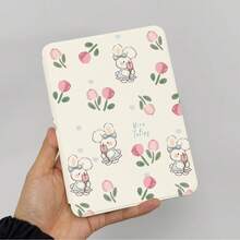 Flower Kindle Reader Protective Case, Cute Rabbit Pattern, Double-Sided Printing, Compatible With Kindle Paperwhite 5th/6th/7th, Paperwhite 10th/11th/12th, Kindle (Colorsoft)/10th/11th/12th And Other Popular Models, Kindle Cover/Kindle Accessories - Multicolor - View 12