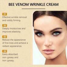Bee Face Cream, Gentle Moisturizing Nourishing Cream, Mineral Oil & Glycerin Esters Formulated, Designed For Deep Skin Penetration To Significantly Improve Skin Firmness HNNH - Như hình minh họa. - Xem 10