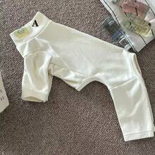 新款连体四脚狗衣服家居服小型犬宠物打底衫 - 彩色 - 查看 18
