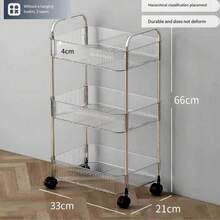 1pc Acrylic Storage Organizer, Suitable For Bathroom, Kitchen And Living Room | Transparent Multi-Layer Tissue Box With 360° Rotating Design - Clear - View 14