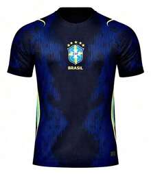 26/27 New Brazilian National Team Uniform Blue World Cup Fan Version - 藍色 - 查看 3