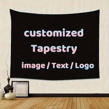 A Custom-Made Decorative Tapestry, Made Of Soft Fabric, Is Personalizing With Photos. It Is An Birthday Friends, As Well As A Father's Day, Mother's Day, Halloween,, Valentine's Day, And Thanksgiving. - 1PC - 查看 2
