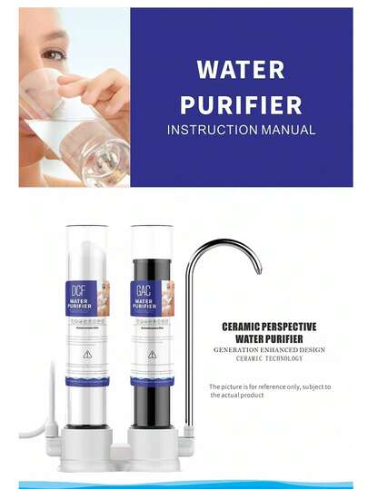 In 2026, The Latest Single-Column And Double-Column Water Purifier, Kitchen Transparent Ceramic Filter, Pre-Filter Tap Water Filter, Deep Filtration, More Assured Direct Drinking, Intelligent Water Purification, Modern Family Standard Household Water Purifier.