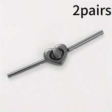 2/3Pairs Metal Bar Fastener Buttons, Chinese Style Hand-Sewn Frog Buttons For Hanfu, Stand Collar Coat Jacket, Bar-Shaped Lock - Multicolor - View 15