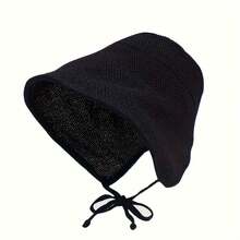1 Piece Women's Straw Wide Brim Sun Hat, Spring Summer Lace-Up Vintage Cute Big Brim Sunshade Hat - Màu be - Xem 1
