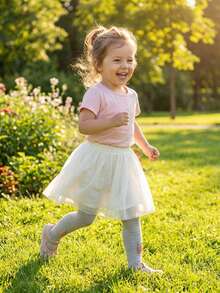 1 Pc Children's Mesh Tights Kids Tights – Sleek, Versatile, Breathable And Cool, Perfect For Girls' Daily Wear. - Multicolor - View 8