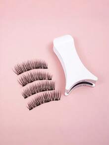 1/2 Pcs Professional Magnetic Eyelash Curler, Lightweight & Portable Magnetic Eyelash Curler, Only Includes The Curler - Multicolor - View 8