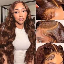 Uveous 40 Inches 250% Density Lace Front Wig Human Hair Body Wave 5x5 Closure Glueless Wigs Transparent Swiss Lace 200% Density 13x4 Lace Front Wigs Human Hair Pre Plucked With Baby Hair For Women Natural Black - S4 - 查看 4