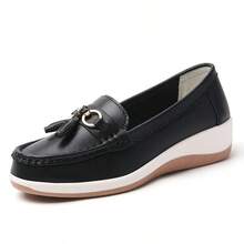 Women's Anti-Slip Comfortable Soft-Sole Breathable Lightweight Walking Shoes - Black - View 7