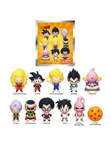 1PC Toei Animation Officially Licensed Blind Box 3D Figurine Bag Clip Charms Blind Bag Anime Figure Keychain Anime Collector Kering Backpack Decor 11 Characters Random One Birthday Gift - Multicolor - View 2