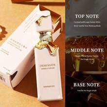 Cream Pancake Scented Perfume For Women & Men, Long-Lasting Fragrance, Ideal Gift For Perfume Lovers, Suitable For Daily Wear - 奶油鬆餅香水 - 查看 5