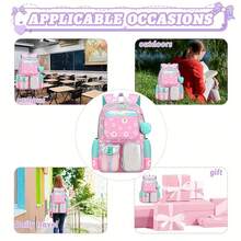 3pcs/Set Women Lightweight High Density Nylon Zipper Closure Backpacks, Suitable For School And Daily Use - A - View 4