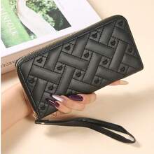 New Embroidered Long Wallet & Phone Pouch - Multicolor - View 11