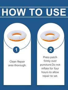 Inflatable Patch Repair Kit, Waterproof Self-Adhesive Sealing Patches For Inflatable Floats, Swimming Rings, Inflatable Pools, Air Mattresses - A - View 7