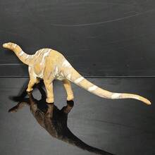 Realistic Dinosaur Model Figurine, Confusing Dragon/Thunder Lizard, Suitable For Dinosaur Enthusiasts Collection And Decoration, Gift - Apricot - View 7