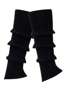 1Pair Leg Warmers Women, Cute Knit Leg Warmer Socks Dance, Fall / Winter - Multicolor - 查看 9