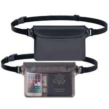 1pc Waterproof Waist Bag, Phone Pouch, Passport And Wallet Waterproof Bag, Suitable For Beach, Boating, Sports, Floating, Waterproof Swimming Bag, Sealed Floating Diving Waist Bag, Waterproof Phone Case, Dry Shoulder Bag, Beach Essential, Waterproof Bag, Suitable For Rafting, Beach, Swimming, Boating, Kayaking, Hiking - Multicolor - View 11