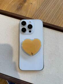 极简心形多功能手机支架，字母设计气垫手机支架，慵懒桌面手机支架 - 彩色 - 查看 4