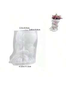 Khuôn đất sét tự làm hình mèo ôm cô gái, khuôn chậu hoa, khuôn thạch cao hình công chúa mèo, khuôn silicon làm bình hoa, cốc nến hình bé gái. - silicon - Xem 8