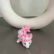 3D Printed Articulated Sakura Dragon Figurine, Realistic Animal Decor, Doll, Gift For Holiday, Birthday, Perfect Present - Multicolor - View 8