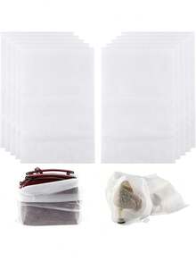 Large Shoe Storage Bags 50 Pack Portable Non-Woven Fabric Dust Cover Pouches With Drawstring Closure, Breathable Shoe Protectors Organizers For Home Closet Space, Gym Bag, Camping, Hiking Trips, Business Travel, Luggage Organization, Moisture Prevention And Sneaker Protection - View 12