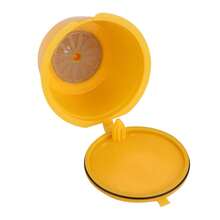 Paquete de 5 filtros reutilizables para cápsulas de café - PP alimentario y acero inoxidable 304, recargables y respetuosos con el medio ambiente (amarillo), accesorios para el servicio de café - Ver 8