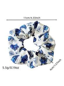 3件套 女士时尚新款海洋动物系列发圈，布艺发绳发圈 - 彩色 - 查看 6