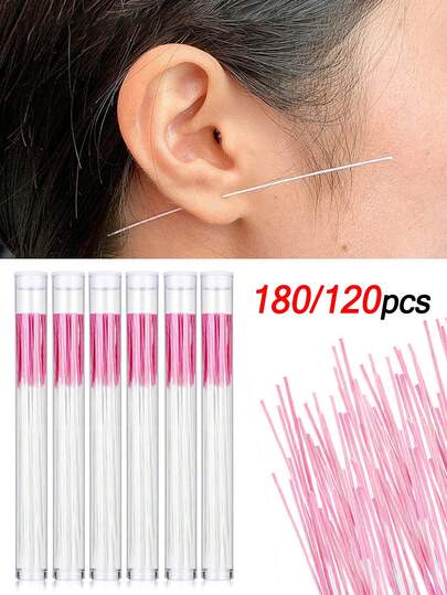 180/120/60pcs Ear Cleaning Kit, 60pcs Ear Hole Cleaning Swabs, Removes Odor And Dirt, Suitable For Women And Men Ear Cleaning, Home Bedroom Bathroom Decor, Travel Supplies, Wedding Party Birthday Gift, New Year Gift, Accessories, Fun Gift, School, Back To School, Travel Essential, Home Essential, Ear Cleaning, Earrings