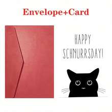 1 tấm thiệp chúc mừng sinh nhật, Chúc mừng ngày Schnirrs, Quà tặng cho gia đình và bạn bè - nhiều màu - Xem 9