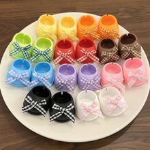 Doll Shoes, Auxiliary Stand Shoes, Doll Accessories & Props, Large Bow Shoes Suitable For 20cm/7.87inch Cotton Dolls, Birthday Gift, Holiday Gift - Multicolor - View 4
