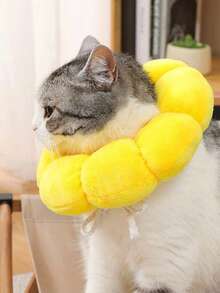 Upgraded Cat Recovery Collar With Heating & Breathable Design, Adjustable Protective Cone Recommended By Vets To Help Cats Recover Quickly And Safely After Surgery/Fracture/Spaying. Intelligent Temperature Control & Secure Protection, The Pet Owner's Trusted Choice. - Multicolor - View 3