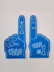 1pc Giant Foam Finger, We Are #1 Foam Finger, Cheerleader Foam Hand - Designed For Various Sports Events, Games, Schools And Stadiums - Multicolor - View 6
