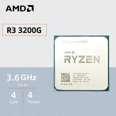 intel AMD Ryzen 3 R3 3200G 3.6GHz Quad-Core 65W Cpu Processor