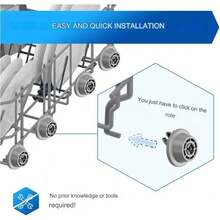 4件套洗碗机上下轮组件 611475 替换件，适用于碗碟架下层轮子，替换件号：Bsh-00611475 1559847 AH3477735 AH8727387 灰色 - 洗碗機配件 - 查看 7