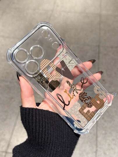 Jesus Letter Collage Pattern Minimalist Shockproof Phone Case, Compatible With Apple 17/16/14 Pro Max, High-Quality New Model 13, 15, Wallet Style 12/12 Pro, 11, 15 Pro Max, 16