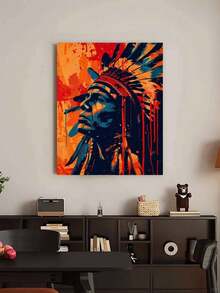 一套DIY数码油画套装，成人手工艺术品，卧室及墙面装饰，简单有趣的绘画体验，无需绘画经验，实现你的艺术梦想，沉浸在缤纷多彩的世界中，每一笔都是自我表达，馈赠亲友的最佳礼物，40*50厘米 - 彩色 - 查看 2