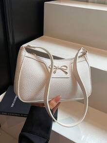 2026 Spring New Arrival Casual Niche Design Underarm Bag, Fashionable Women Handbag With One Shoulder Strap - White - View 2
