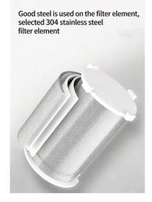 1pc Stainless Steel Faucet Aerator | Kitchen Faucet Water Filter, Anti-Splash Extendable Faucet Accessory | 316 Stainless Steel And Plastic, For Non-Potable Water Contact - A - View 11