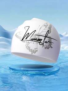 Butterfly Print Silicone Swim Cap, Waterproof Ear Protection, Adult Men & Women Training Swimming Cap - Multicolor - View 7